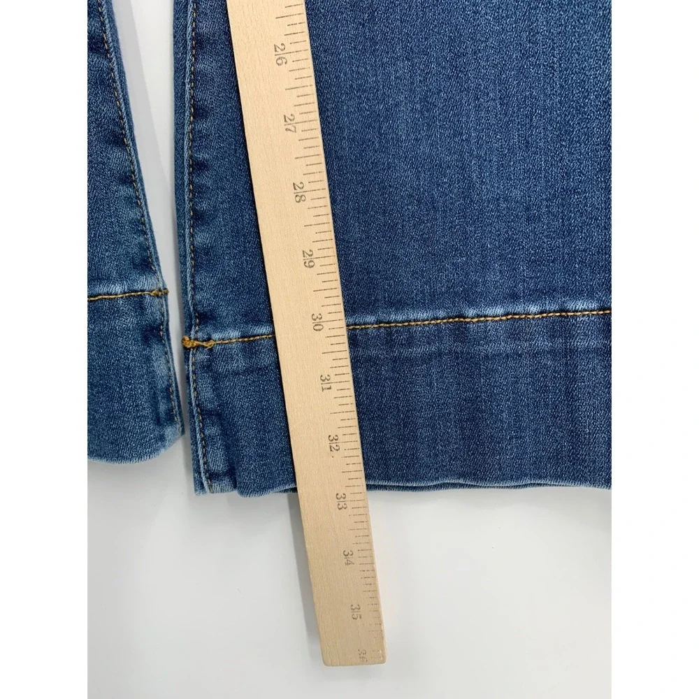 Driftwood Jeans Womens 28 Blue Farrah Flare Braided Pocket High Rise‎ Boho